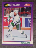 1991-92 Score American #111 Zarley Zalapski