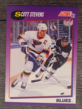 1991-92 Score American #40 Scott Stevens