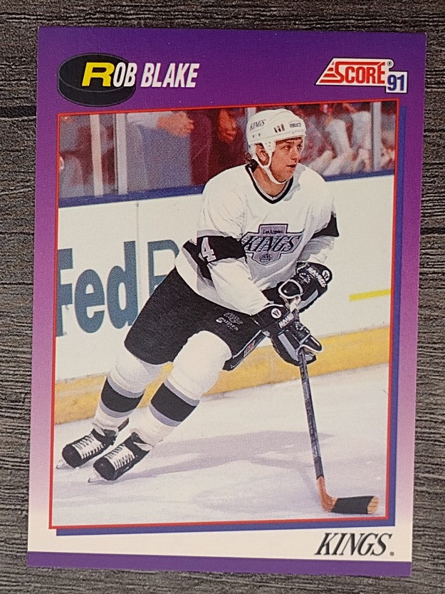 1991-92 Score American #27 Rob Blake