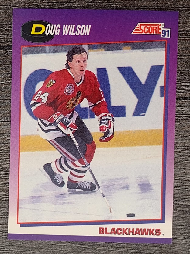 1991-92 Score American #35 Doug Wilson