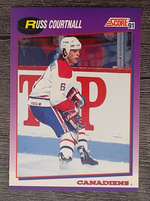 1991-92 Score American #42 Russ Courtnall