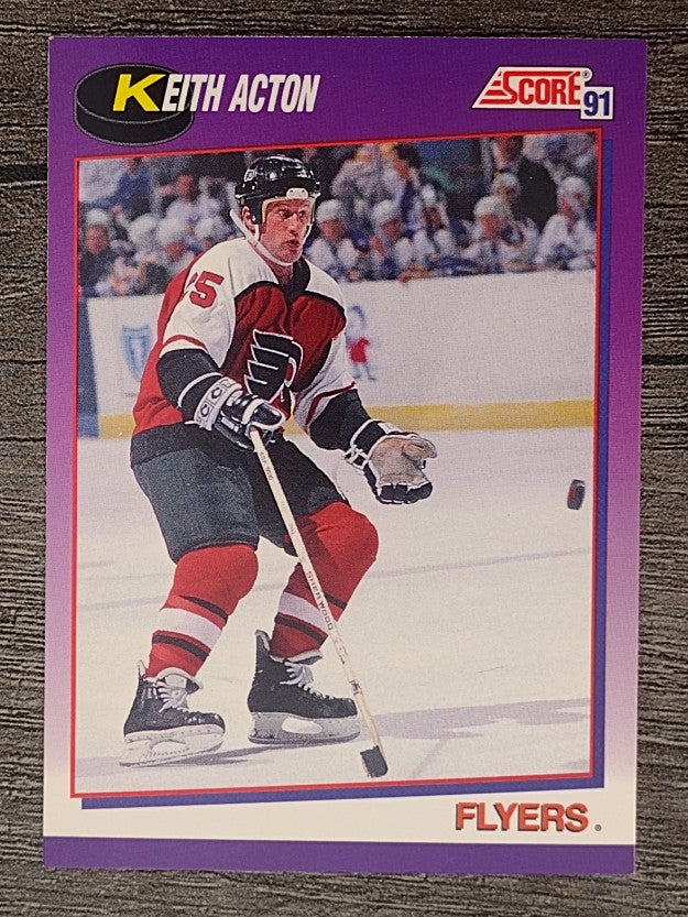 1991-92 Score American #133 Keith Acton
