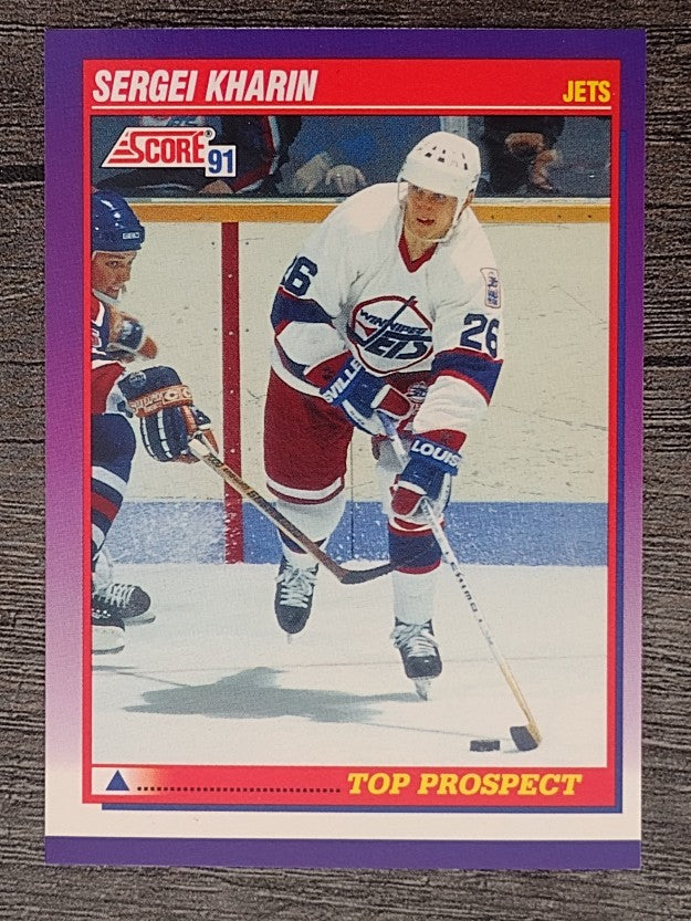 1991-92 Score American #394 Sergei Kharin TP