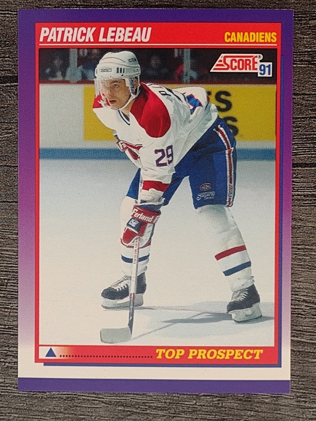 1991-92 Score American #390 Patrick Lebeau RC