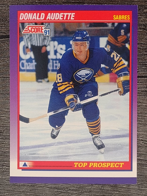 1991-92 Score American #389 Donald Audette TP