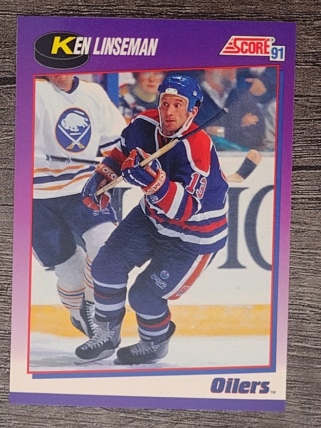 1991-92 Score American #359 Ken Linseman