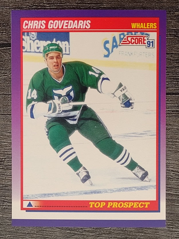 1991-92 Score American #325 Chris Govedaris TP
