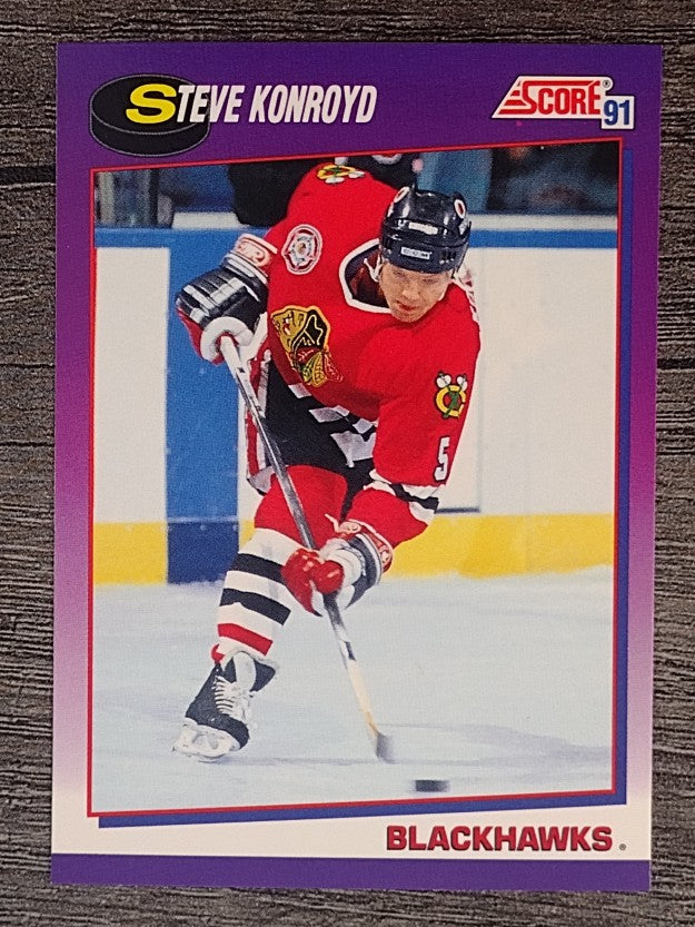 1991-92 Score American #189 Steve Konroyd