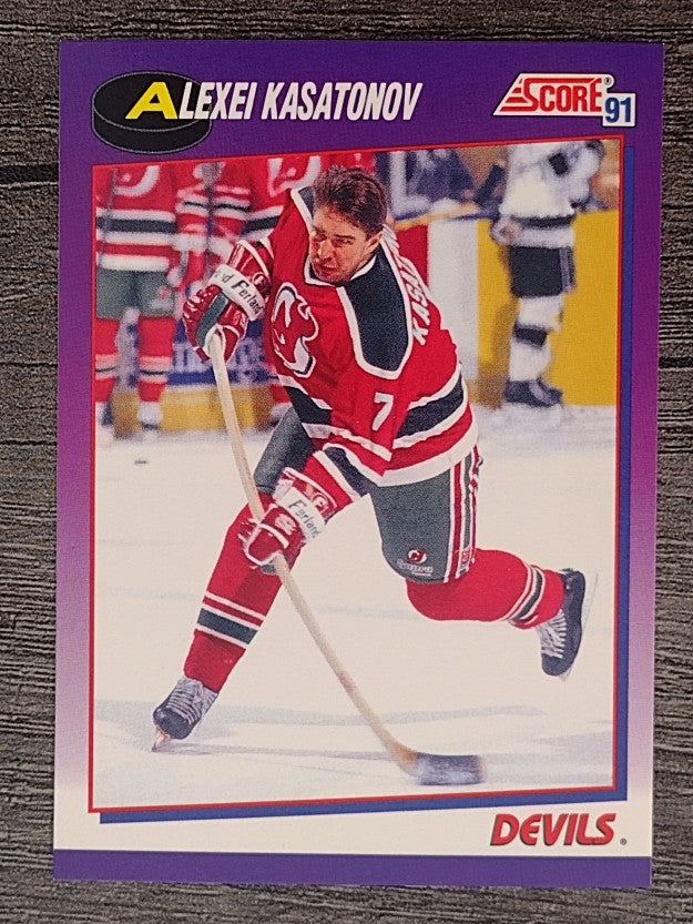 1991-92 Score American #194 Alexei Kasatonov
