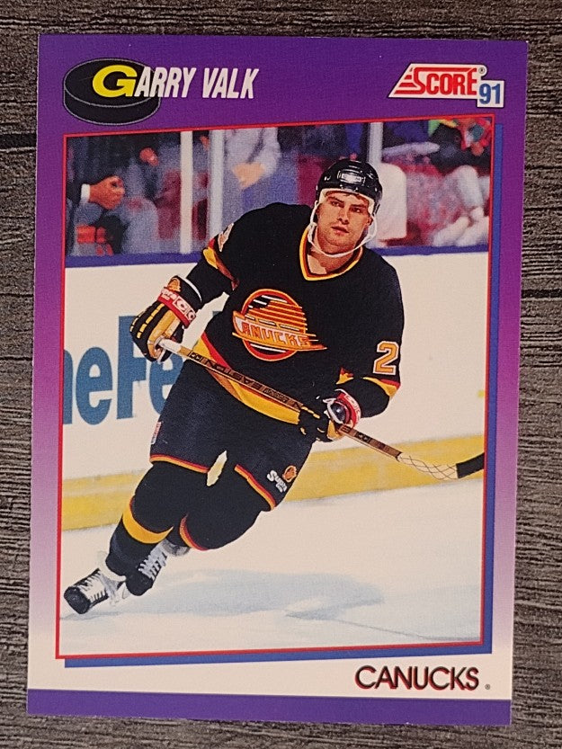 1991-92 Score American #195 Garry Valk