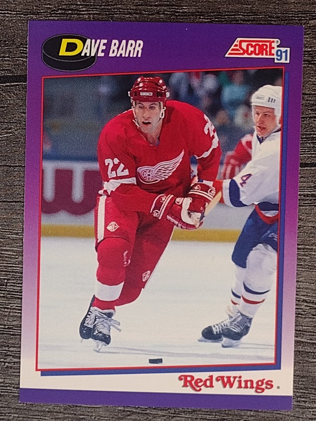 1991-92 Score American #187 Dave Barr