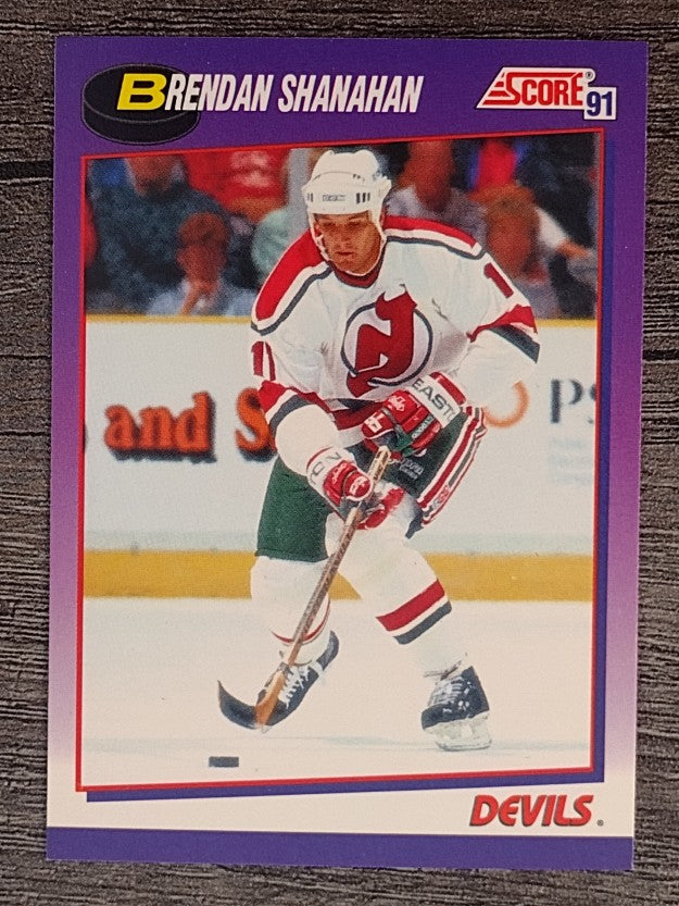 1991-92 Score American #286 Brendan Shanahan
