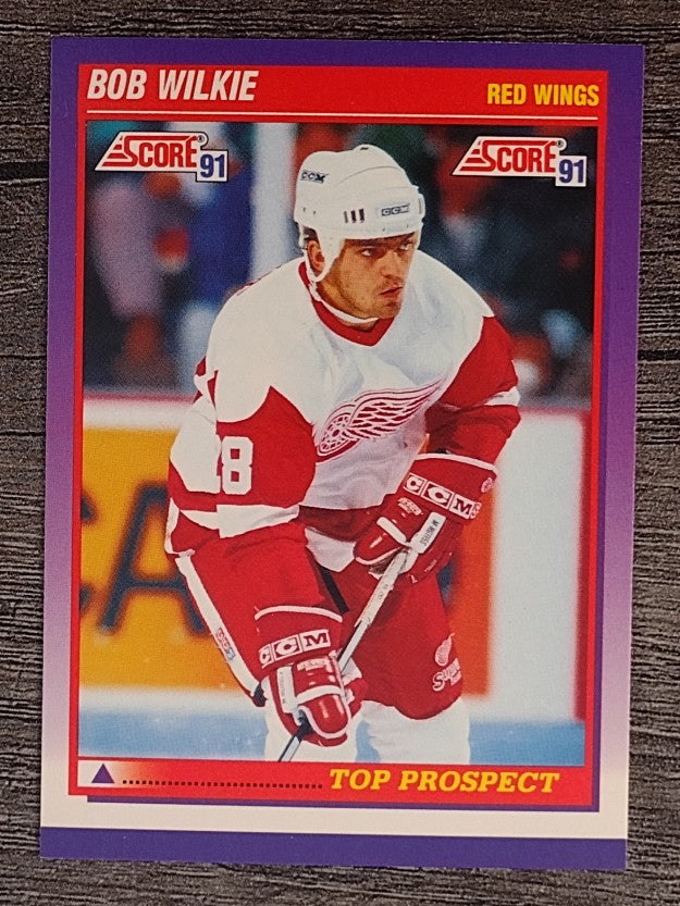 1991-92 Score American #328 Bob Wilkie TP