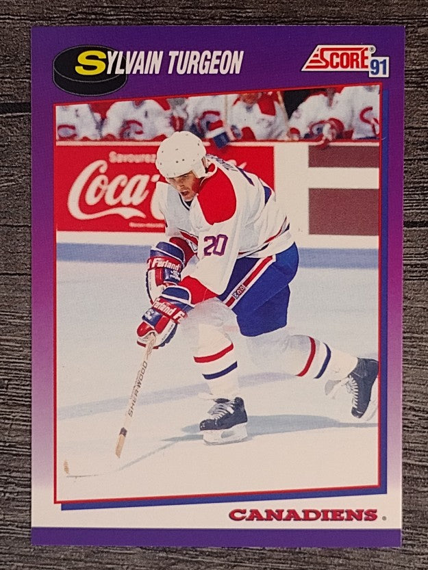 1991-92 Score American #208 Sylvain Turgeon