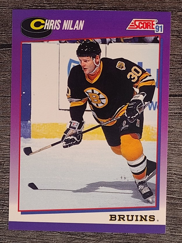1991-92 Score American #197 Chris Nilan
