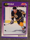1991-92 Score American #197 Chris Nilan