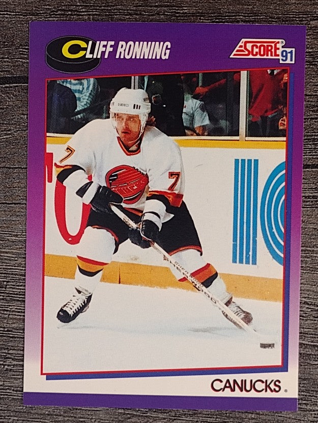 1991-92 Score American #212 Cliff Ronning