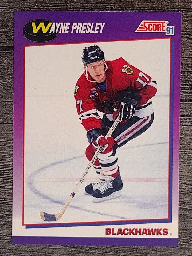 1991-92 Score American #221 Wayne Presley