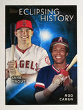 2015 Topps Eclipsing History #EH7 Rod Carew/Mike Trout