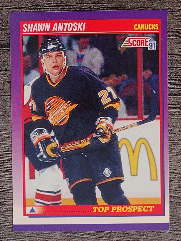 1991-92 Score American #323 Shawn Antoski TP