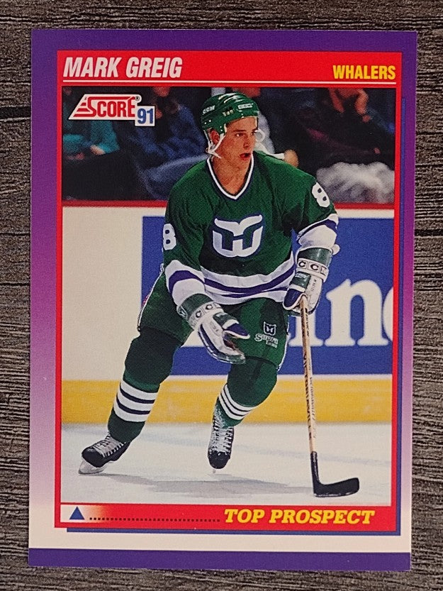 1991-92 Score American #383 Mark Greig TP