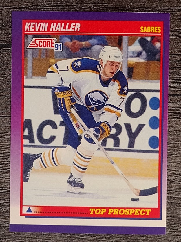 1991-92 Score American #386 Kevin Haller RC
