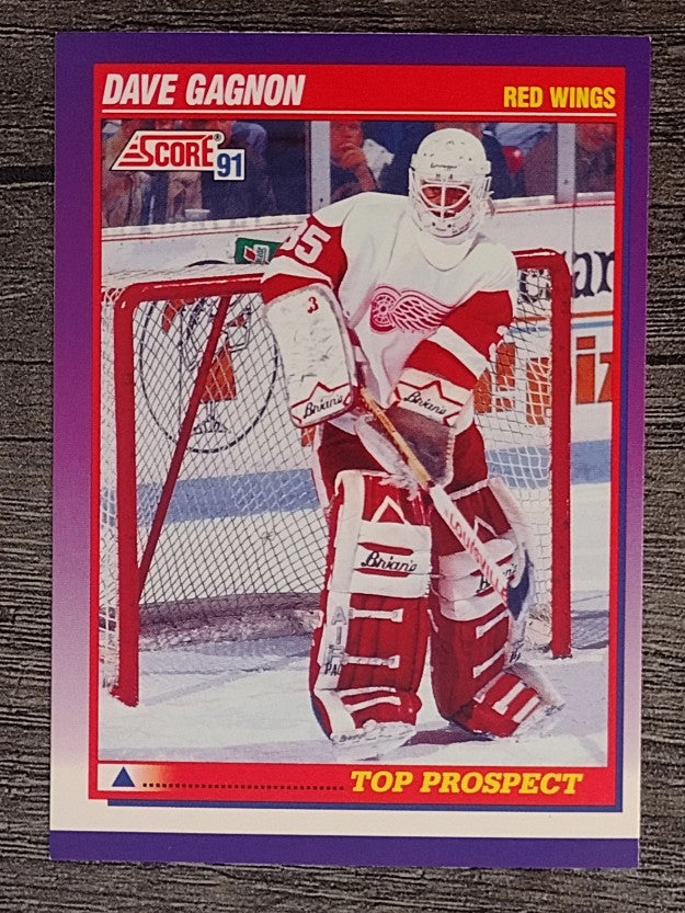 1991-92 Score American #387 Dave Gagnon TP