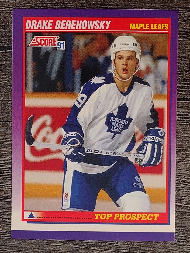 1991-92 Score American #385 Drake Berehowsky TP