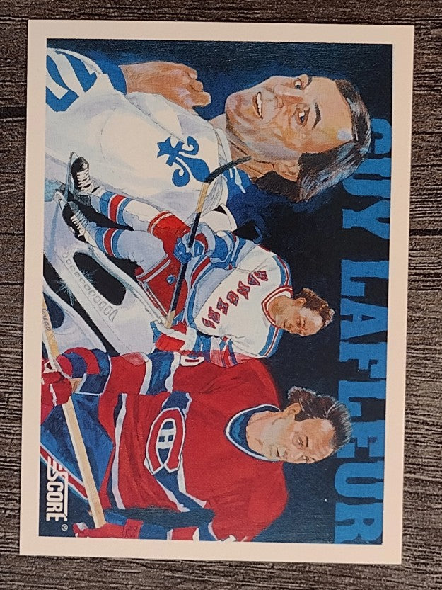 1991-92 Score American #403 Guy Lafleur/A Hall of Famer