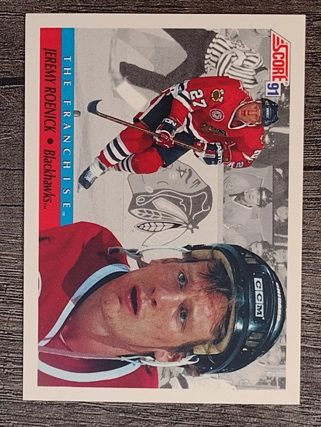 1991-92 Score American #418 Jeremy Roenick FP