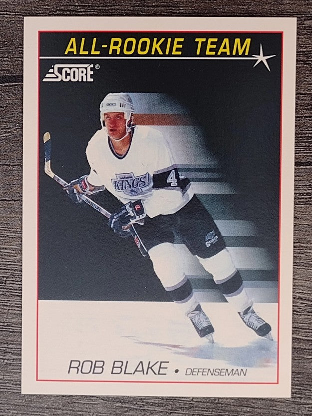 1991-92 Score American #349 Rob Blake ART