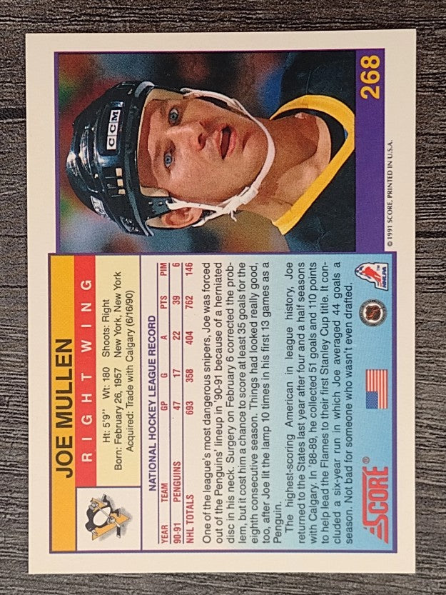1991-92 Score American #268 Joe Mullen