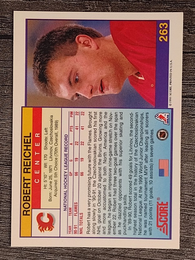 1991-92 Score American #263 Robert Reichel