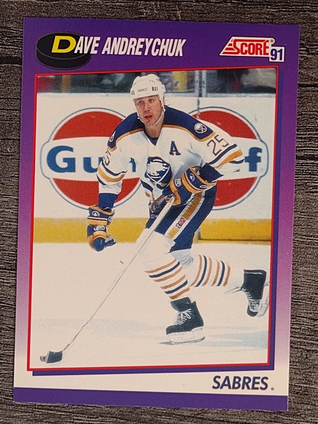1991-92 Score American #277 Dave Andreychuk