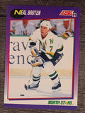 1991-92 Score American #280 Neal Broten