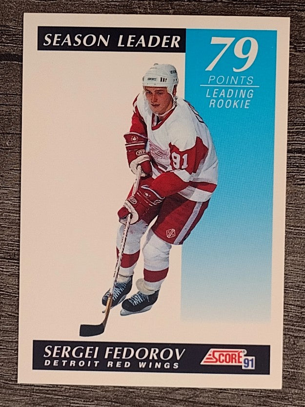 1991-92 Score American #408 Sergei Fedorov SL