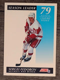 1991-92 Score American #408 Sergei Fedorov SL