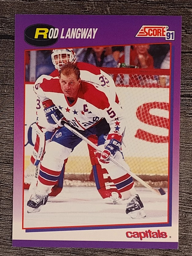 1991-92 Score American #228 Rod Langway