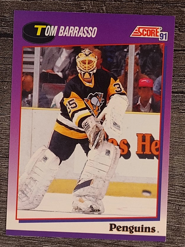 1991-92 Score American #225 Tom Barrasso