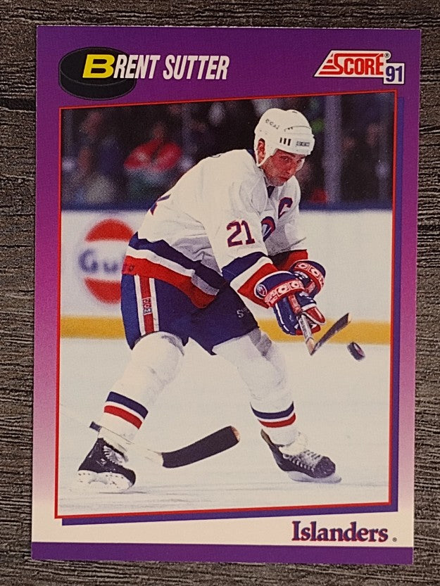 1991-92 Score American #243 Brent Sutter