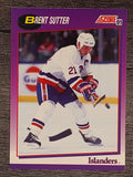 1991-92 Score American #243 Brent Sutter