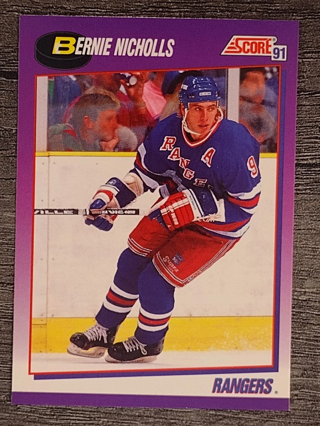 1991-92 Score American #240 Bernie Nicholls