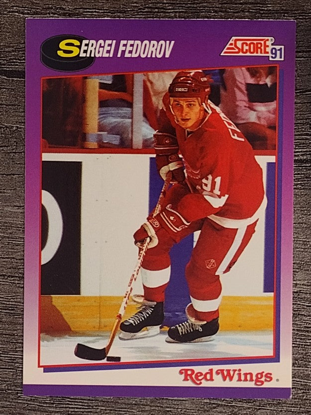 1991-92 Score American #250 Sergei Fedorov