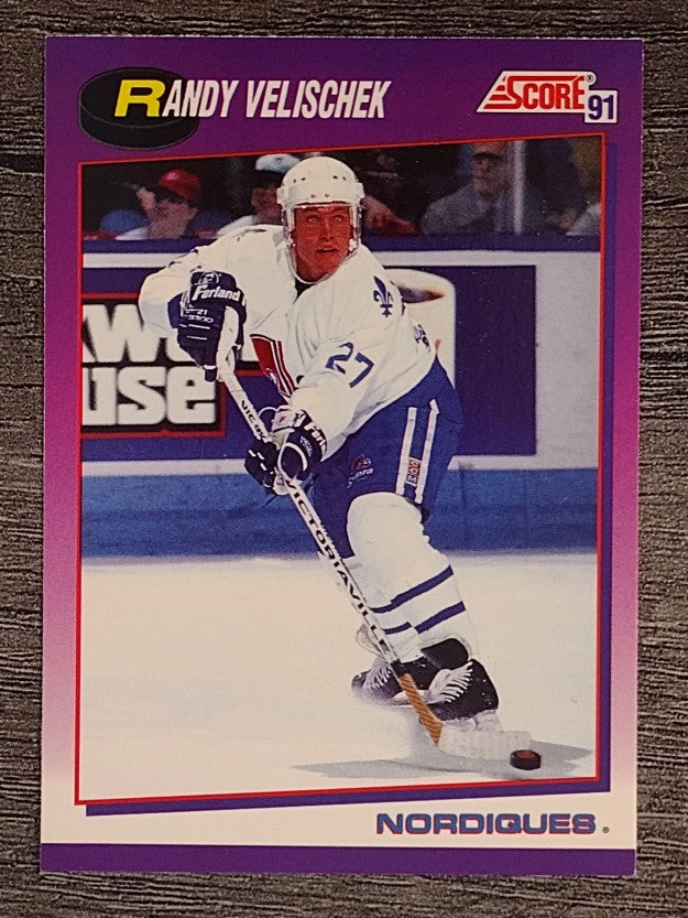 1991-92 Score American #257 Randy Velischek