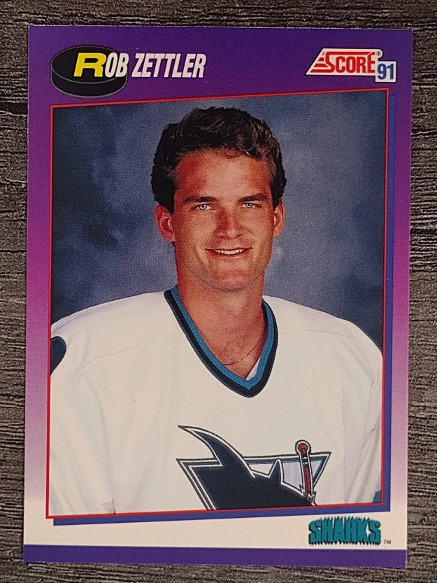 1991-92 Score American #370 Rob Zettler