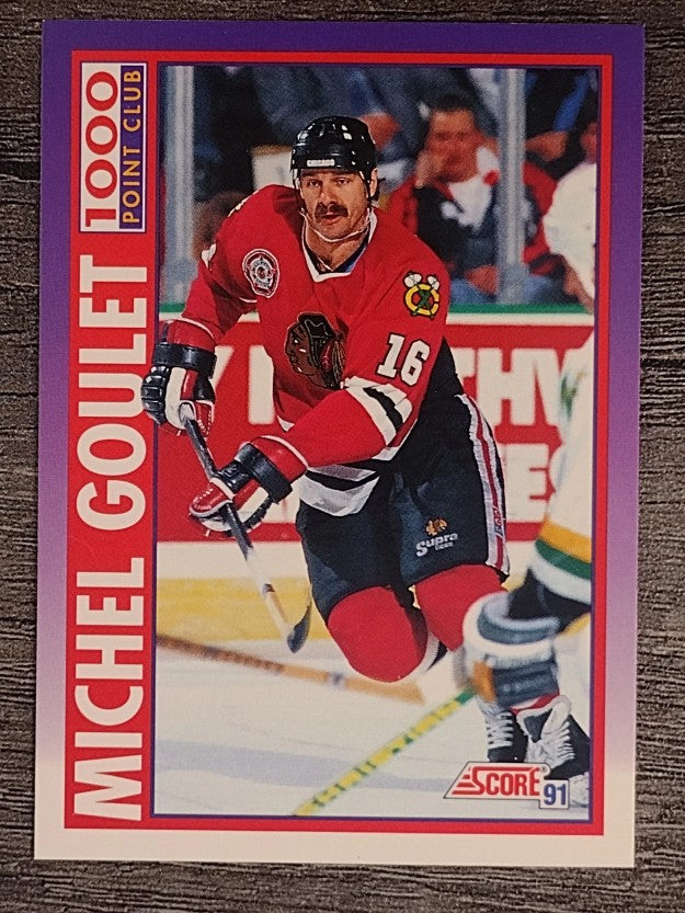 1991-92 Score American #375 Michel Goulet 1000