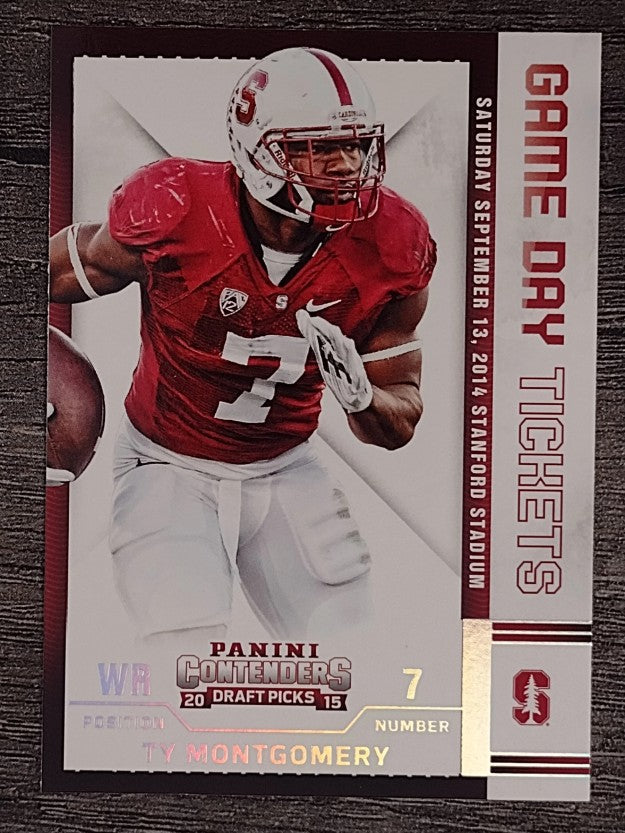 2015 Panini Contenders Draft Picks Game Day Tickets #48 Ty Montgomery