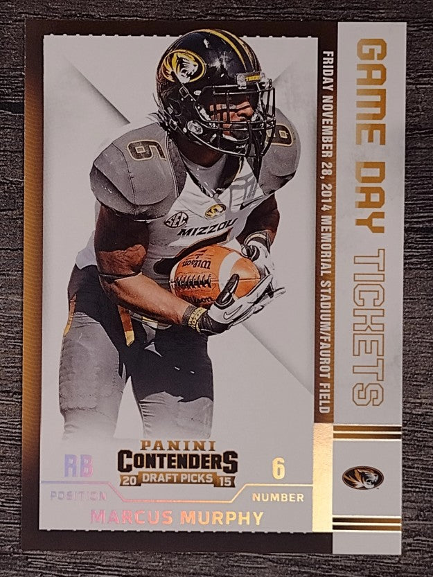 2015 Panini Contenders Draft Picks Game Day Tickets #85 Marcus Murphy
