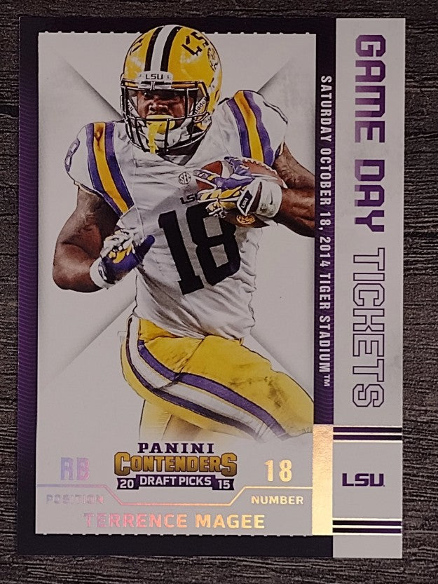 2015 Panini Contenders Draft Picks Game Day Tickets #94 Terrence Magee