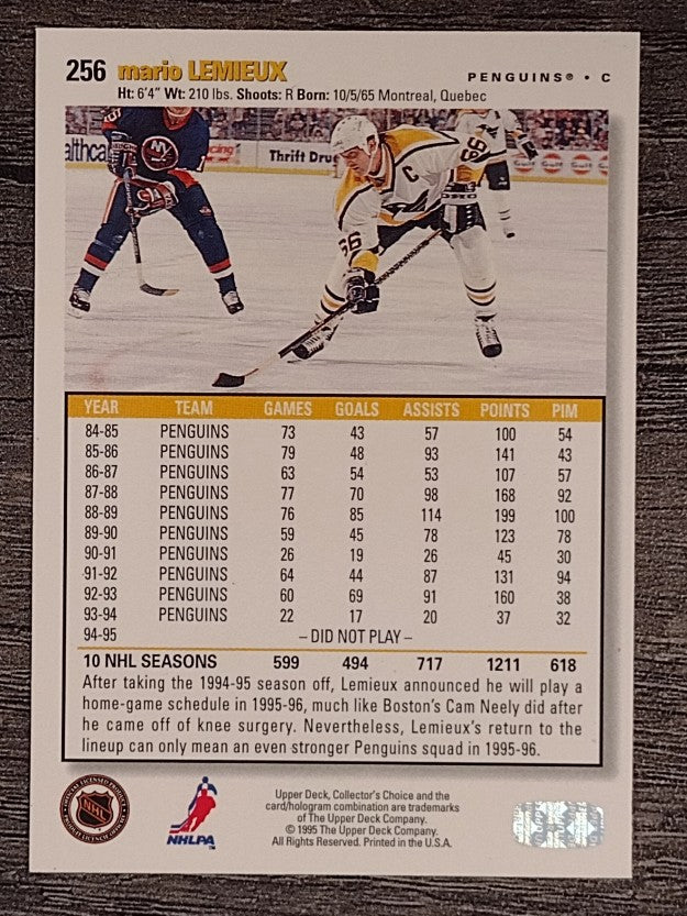 1995-96 Collector's Choice #256 Mario Lemieux